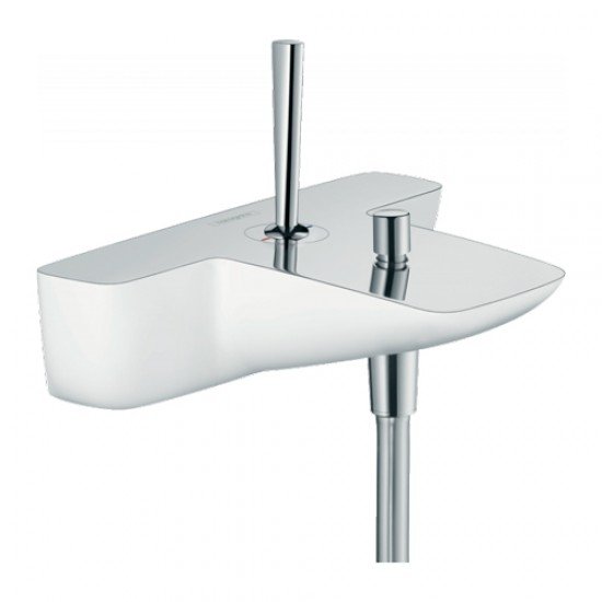Смеситель hansgrohe PuraVida для ванны 15472400, белый/хром