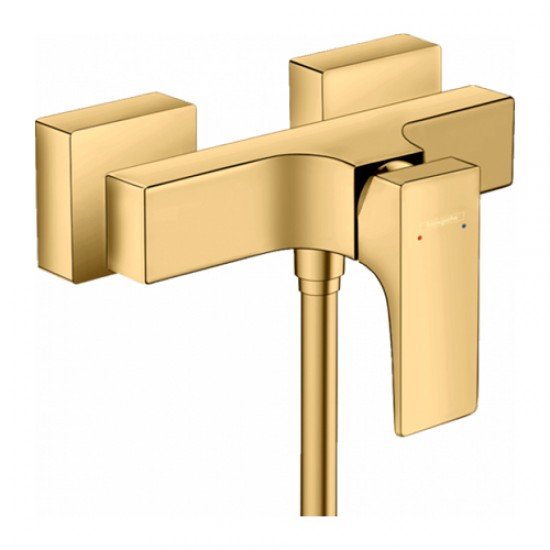 Смеситель hansgrohe Metropol для душа 32560990, полированное золото Смеситель hansgrohe Metropol для душа 32560990, полированное золото