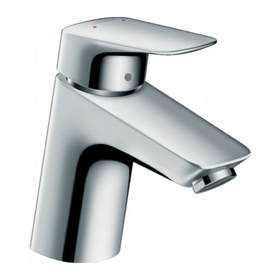 Смеситель для раковины Hansgrohe Logis 70, LowFlow 3,5 л / мин;, со сливным гарнитуром 71078000, хром Смеситель для раковины Hansgrohe Logis 70, LowFlow 3,5 л / мин;, со сливным гарнитуром 71078000, хром