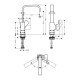 Смеситель hansgrohe Metropol для раковины 32511000, хром Смеситель hansgrohe Metropol для раковины 32511000, хром