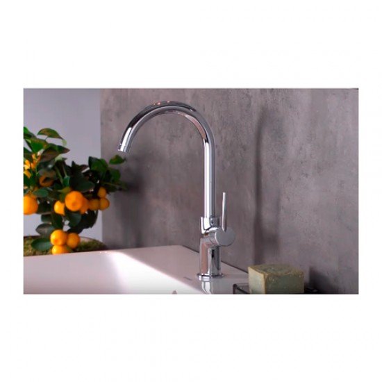 Смеситель hansgrohe Talis для раковины с фиксированным изливом и сливным клапаном Push-Open 32080000, хром Смеситель hansgrohe Talis для раковины с фиксированным изливом и сливным клапаном Push-Open 32080000, хром