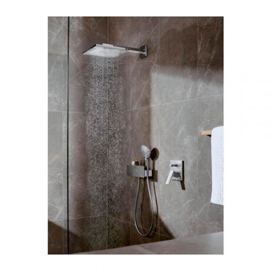 Смеситель hansgrohe Metropol для ванны настенный скрытый с рычаговой рукояткой 32545000, хром Смеситель hansgrohe Metropol для ванны настенный скрытый с рычаговой рукояткой 32545000, хром