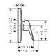 Смеситель hansgrohe Logis для душа 71605000, хром Смеситель hansgrohe Logis для душа 71605000, хром