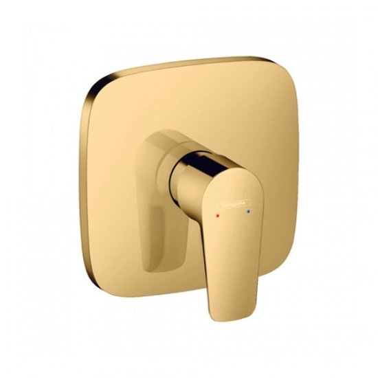 Смеситель hansgrohe Talis E для душа однорычажный, СМ, 71765990, полированное золото