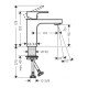 Смеситель для раковины 100, без сливного набора Hansgrohe Vernis Shape 71569670, матовый черный