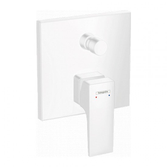 Смеситель hansgrohe Metropol для ванны 32546700, матовый белый Смеситель hansgrohe Metropol для ванны 32546700, матовый белый
