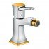 Смеситель hansgrohe Metropol Classic для биде с рычаговой рукояткой и сливным гарнитуром 31320090, хром/под золото