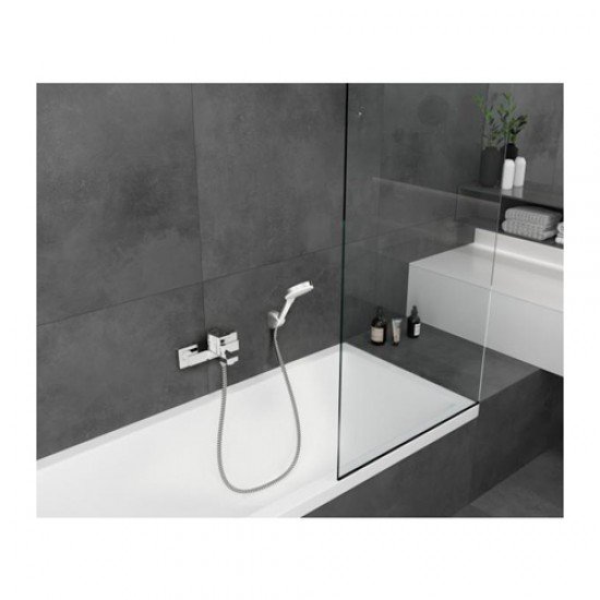 Смеситель для ванны однорычажный Hansgrohe Vernis Shape 71450000, хром Смеситель для ванны однорычажный Hansgrohe Vernis Shape 71450000, хром