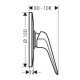 Смеситель hansgrohe Novus для душа 71067000, хром Смеситель hansgrohe Novus для душа 71067000, хром