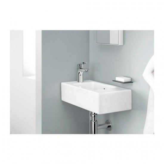 Смеситель hansgrohe Logis loop для раковины со средним изливом и сливным гарнитуром 71151000, хром Смеситель hansgrohe Logis loop для раковины со средним изливом и сливным гарнитуром 71151000, хром