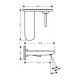 Смеситель hansgrohe PuraVida для раковины 15084000, хром