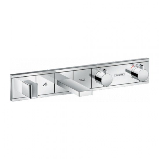 Термостат hansgrohe RainSelect для ванны с 2 потребителя, ми 15359000, хром Термостат hansgrohe RainSelect для ванны с 2 потребителя, ми 15359000, хром