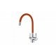 Смеситель для кухни с подключением к фильтру с питьевой водой Lemark Comfort LM3075C-Orange