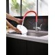 Смеситель для кухни с подключением к фильтру с питьевой водой Lemark Comfort LM3075C-Red