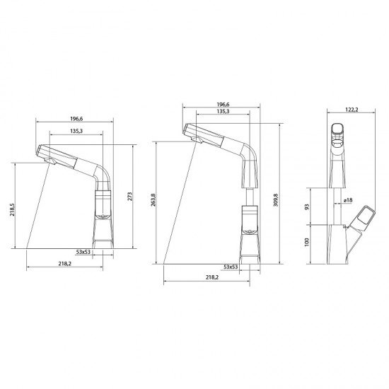 Смесительдля кухни LM6008BR Soul Lemark
