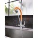 Смеситель для кухни с подключением к фильтру с питьевой водой Lemark Comfort LM3075C-Orange