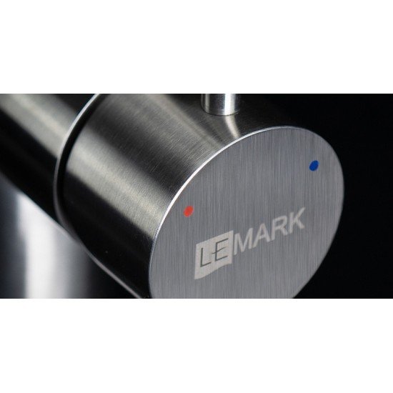 Смеситель для кухни с поворотным изливом Lemark EXPERT LM5082S-White