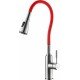 Смеситель для кухни с поворотным изливом Lemark LM5082S-Red 