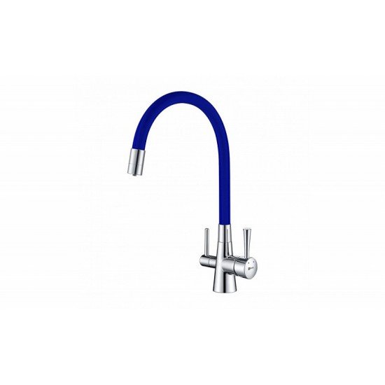Смеситель для кухни с подключением к фильтру с питьевой водой Lemark Comfort LM3075C-Blue