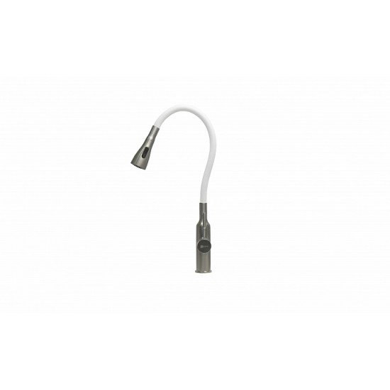 Смеситель для кухни с поворотным изливом Lemark EXPERT LM5082S-White