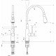 Смеситель для кухни с поворотным изливом Lemark EXPERT LM5082S-White