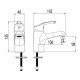 Смеситель для раковины Plus Strike LM1130C Lemark