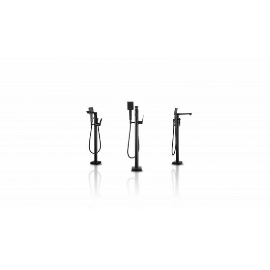 Смеситель на пол LM3744BL Bronx Lemark