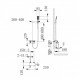 Смеситель для ванны с поворотным изливом Lemark LM6414WG