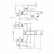 Смеситель для ванны с коротким изливом Lemark URSUS LM7214BL