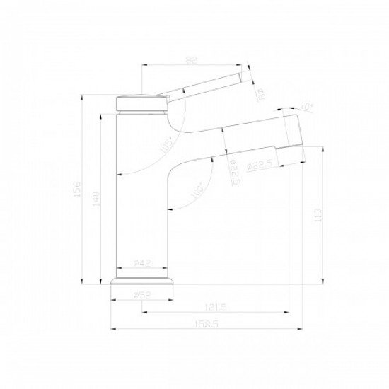 Смеситель для раковины Lemark Minima LM3806C