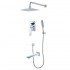 ALLEGRO Смеситель для ванны и душа встраиваемый с дополнительной 1-функциональной лейкой, хром/бел