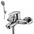 STATUS Смеситель для ванны, с коротким изливом, с аксессуарами, хром