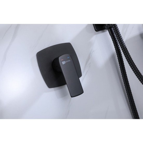 Смеситель с гигиеническим душем Lemark URSUS LM7219BL