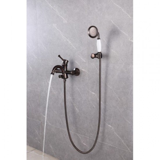 Смеситель для ванны цвет Черный кофе Peretto LM6302RB Lemark 