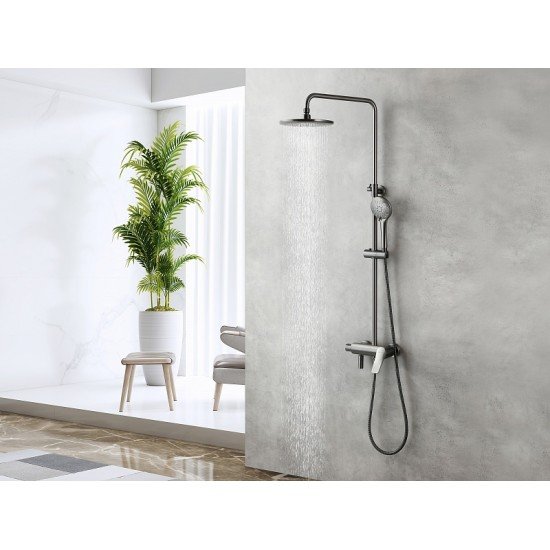 Смеситель на стену LM3762GM Bronx Lemark