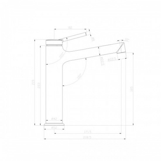 Смеситель для раковины Lemark Minima LM3837C