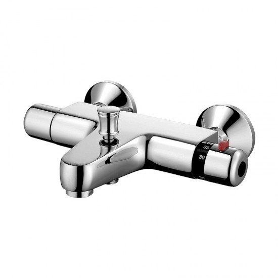 THERMO Смеситель для ванны THERMOстатический, хром