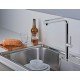 Смеситель для кухни Paffoni Chef CH985CR выдвижной душ
