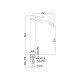 Смеситель для раковины Paffoni Light LIG081NKN