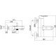 Смеситель для ванны с душем Paffoni Candy CA022CR