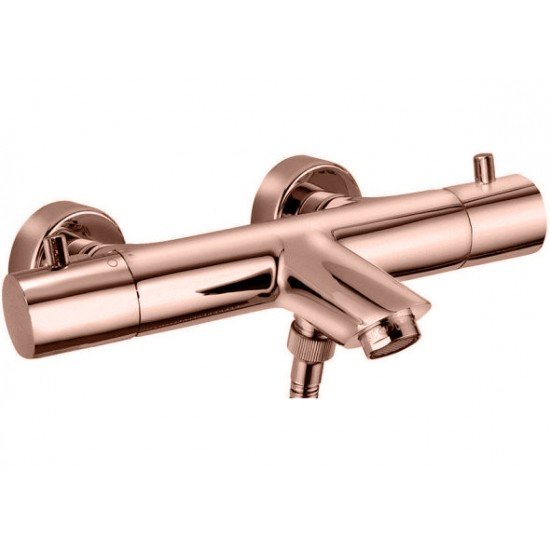 Смеситель для ванны с душем Paffoni Light LIQ022ROSE термостат