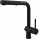 Смеситель для кухни Paffoni Light LIG285NO-MET выдвижной душ