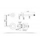 Смеситель для раковины Paffoni Light LIG007BO70