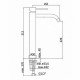 Смеситель для раковины Paffoni Light LIG085CR