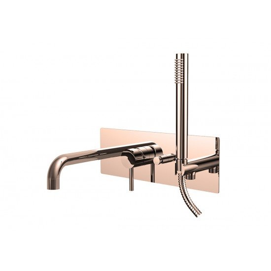 Смеситель для ванны с душем Paffoni Light LIG001ROSE