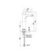 Смеситель для раковины Paffoni Red RED071CR120