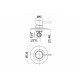 Смеситель для душа Paffoni Light LIG011ROSE