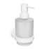 WHITE: Настенный дозатор для жидкого мыла 200 мл (стекло) вариант MINI