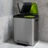 мусорный ящик 15L + 15L, мягкое закрытие