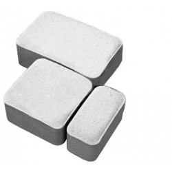 Тротуарная плитка "Старый город", Белая, Гладкая, 60 мм Тротуарная плитка "Старый город", Белая, Гладкая, 60 мм